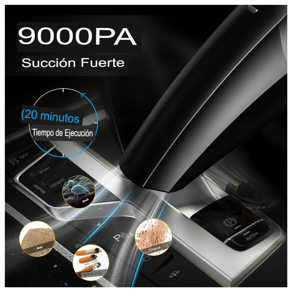 Aspiradora de Carro Alta Potencia